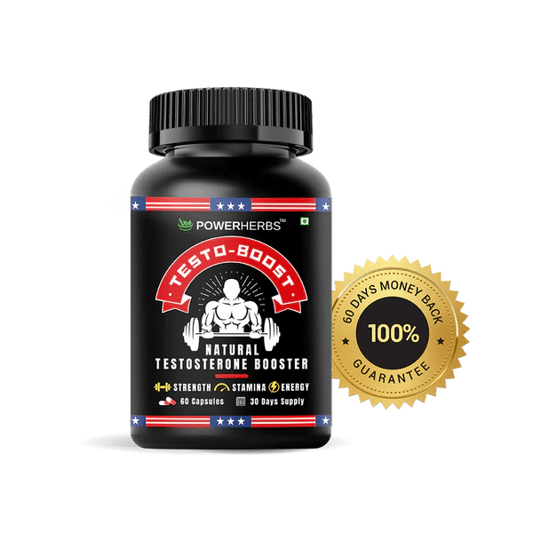 1x Testo - Boost : 60 capsules 30 days supply - PowerHerbs INC