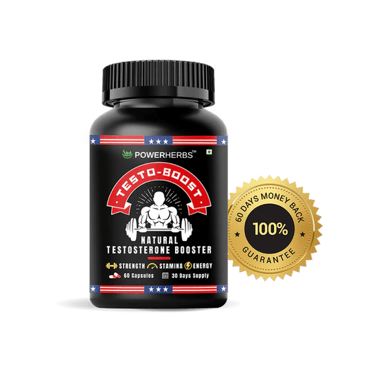 1x Testo - Boost : 60 capsules 30 days supply - PowerHerbs INC